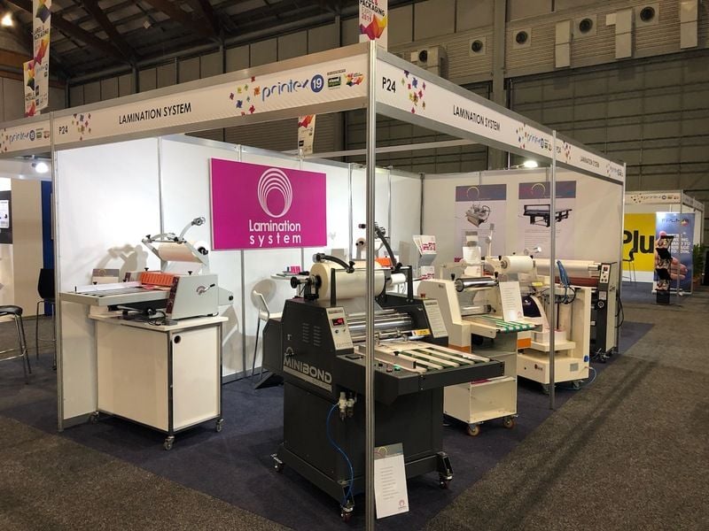Ready to go at PrintEx Ready to go at PrintEx